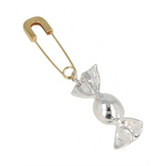 NEW AMBUSH women's candy charm 2 single earrings in silver - Picture 2 of 2